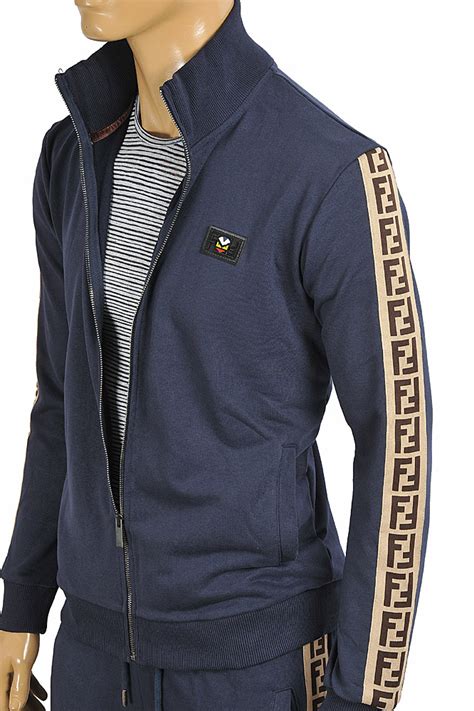 fendi monster jacket mens|fendi men's tracksuit.